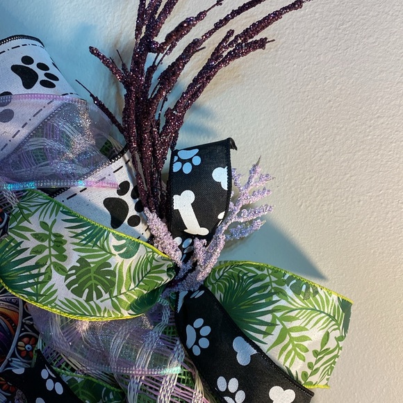 Dachshund fern wreath - Picture 9 of 11